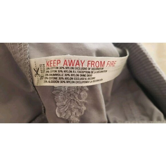 NEW FREE PEOPLE MOVEMENT MESMERIZE ME SHINE PANTS SILVER SZ SMALL - Picture 15 of 15